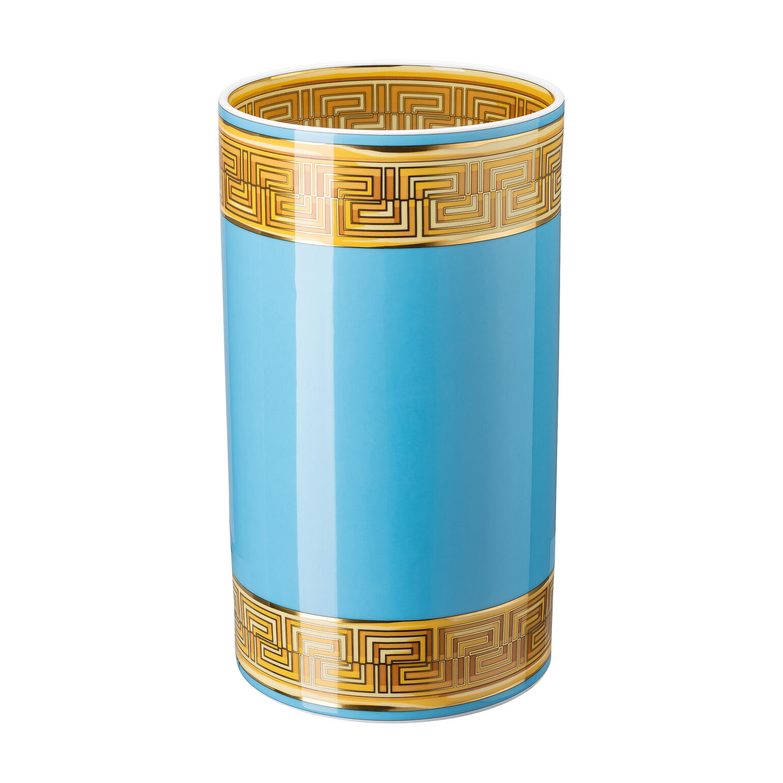 Rosenthal Porcelain, Vase, 11 3/4 inch, Medusa Amplified Blue Coin