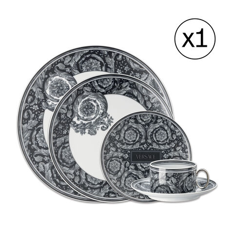 Dinnerware Set for 1 Person 5 Pieces