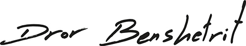 Signature Dror Benshetrit Signature Dror Benshetrit