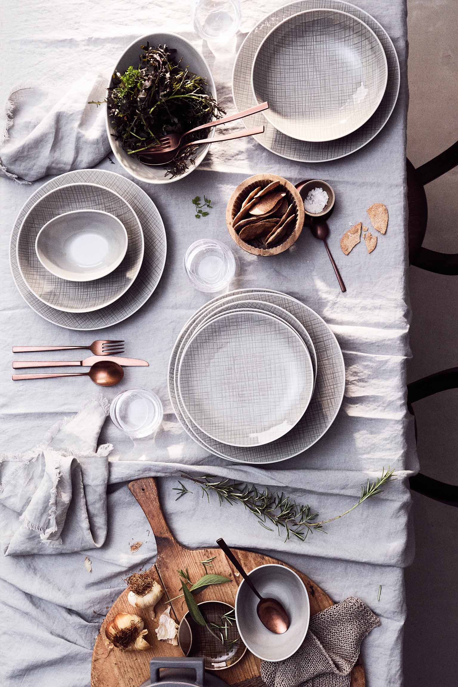 Rosenthal Mesh Mountain table setting