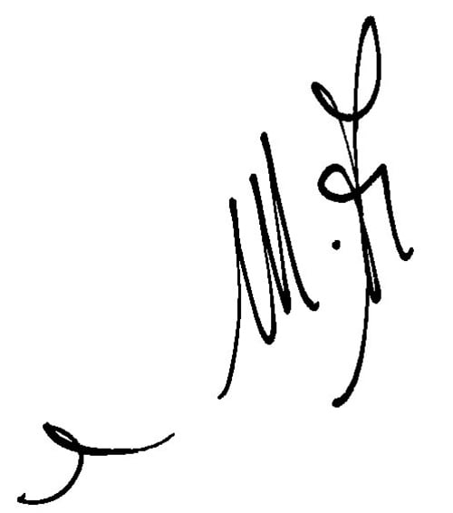 Signature Massimiliano Alajmo Signature Massimiliano Alajmo